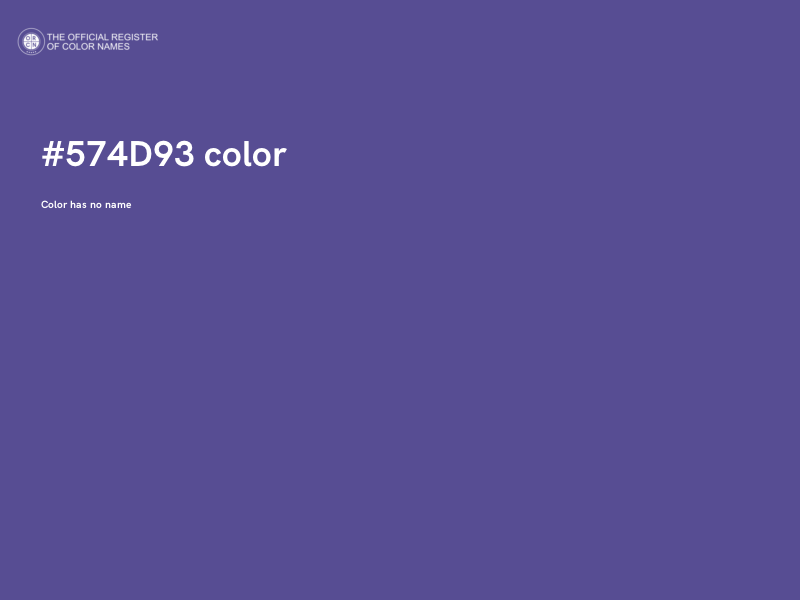 #574D93 color image