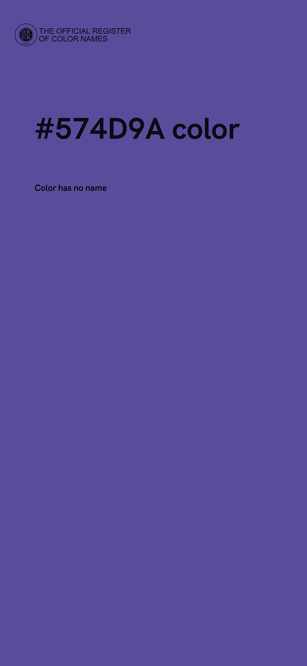 #574D9A color image