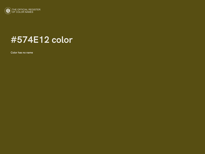 #574E12 color image