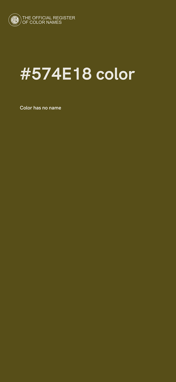 #574E18 color image