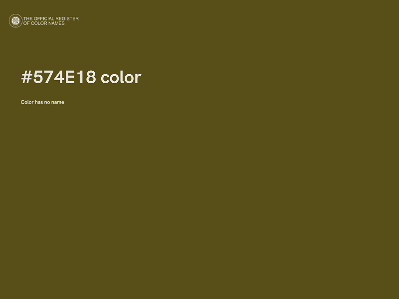 #574E18 color image