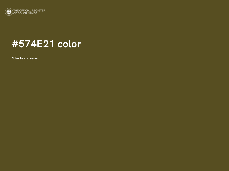 #574E21 color image