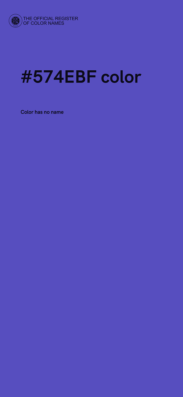 #574EBF color image