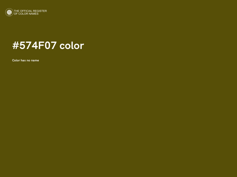 #574F07 color image