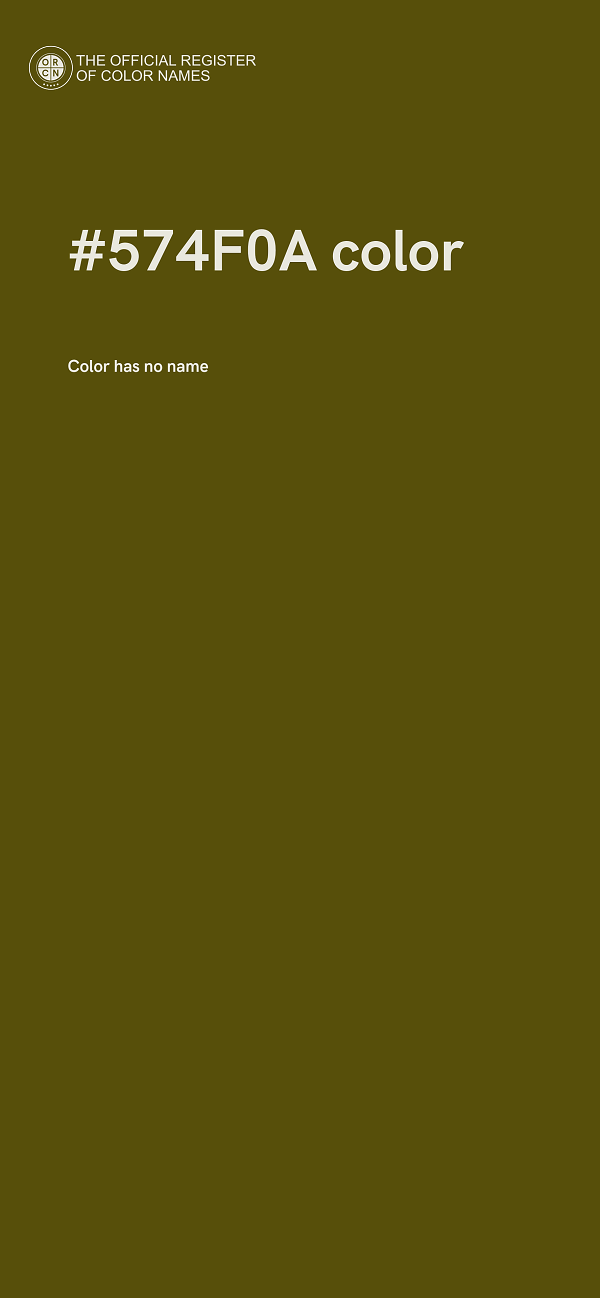 #574F0A color image