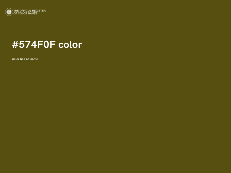 #574F0F color image
