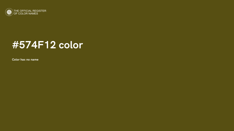 #574F12 color image