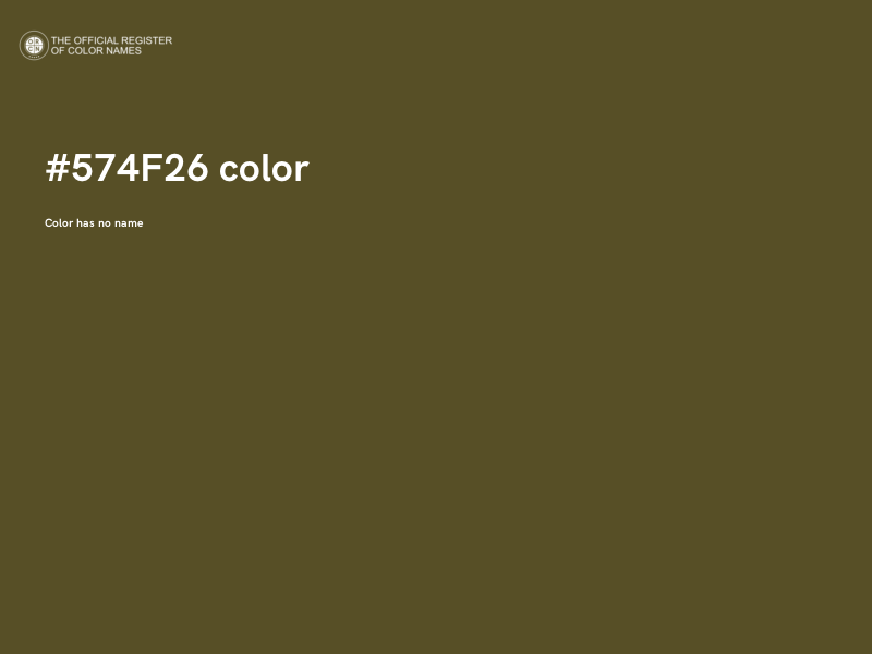 #574F26 color image
