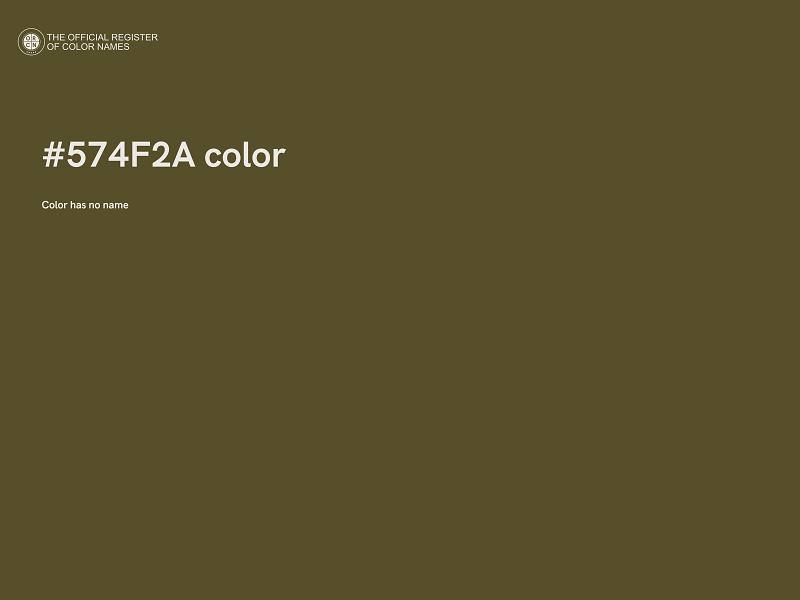 #574F2A color image