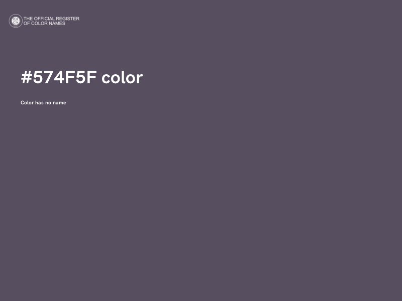 #574F5F color image