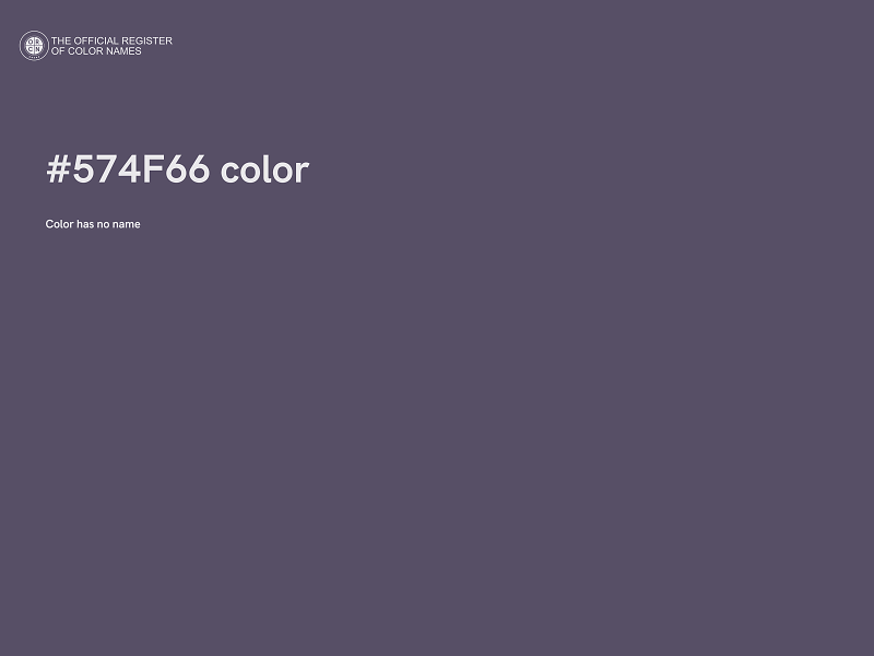 #574F66 color image
