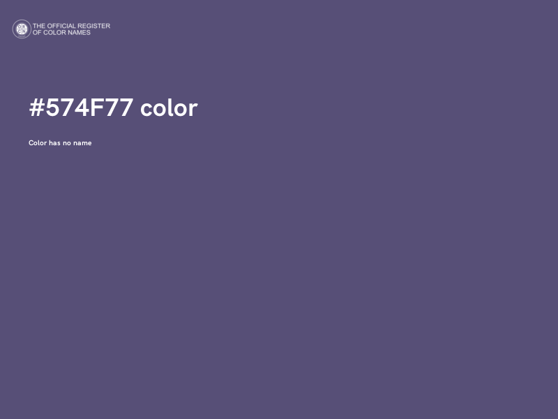 #574F77 color image
