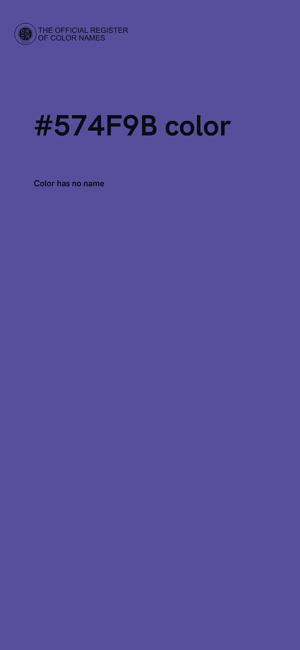 #574F9B color image