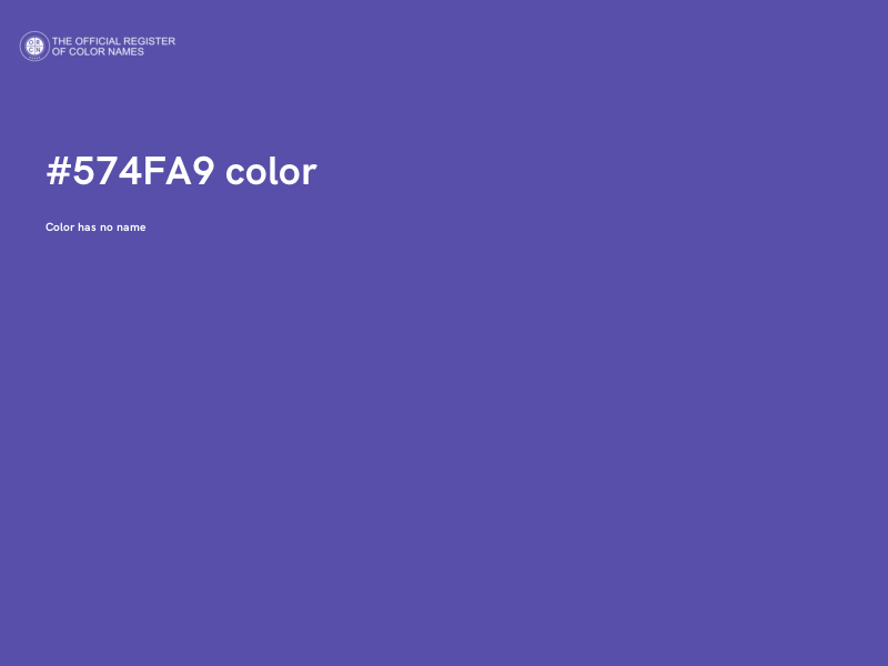 #574FA9 color image