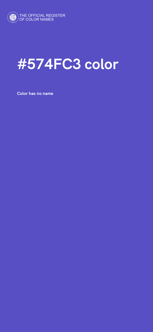 #574FC3 color image