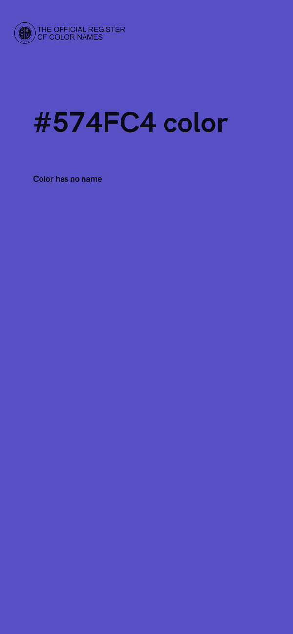 #574FC4 color image