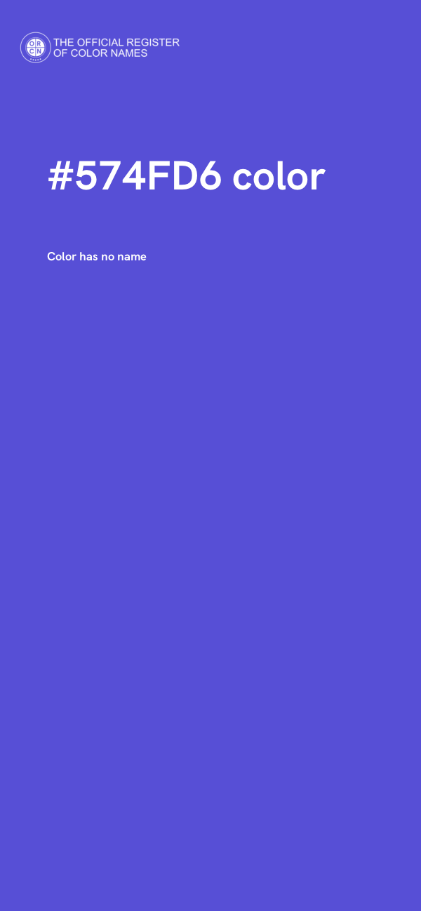 #574FD6 color image