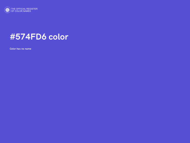 #574FD6 color image
