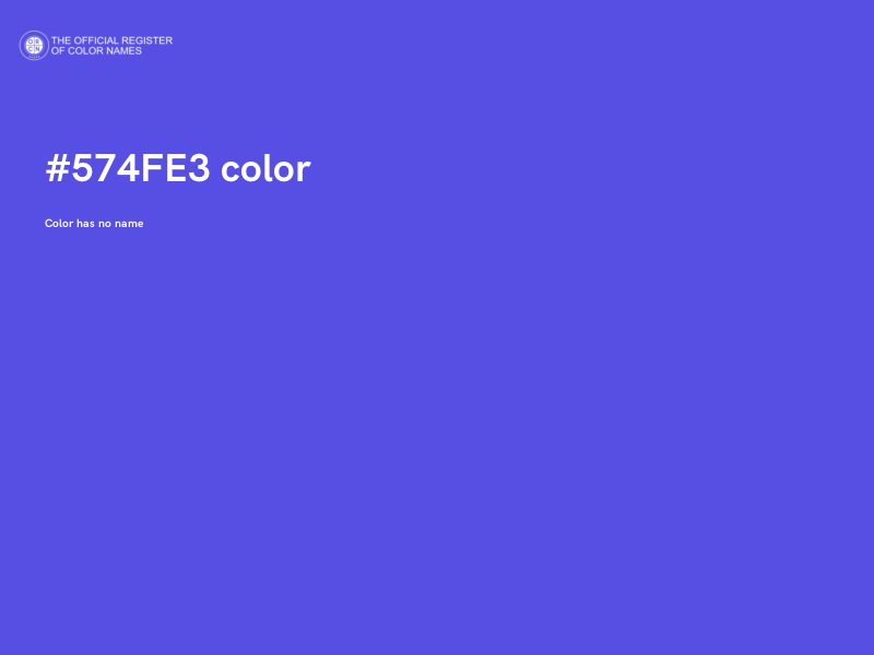 #574FE3 color image