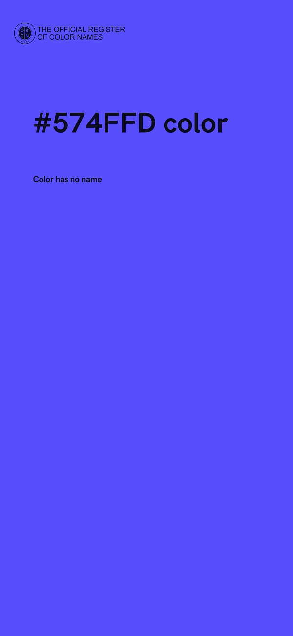 #574FFD color image