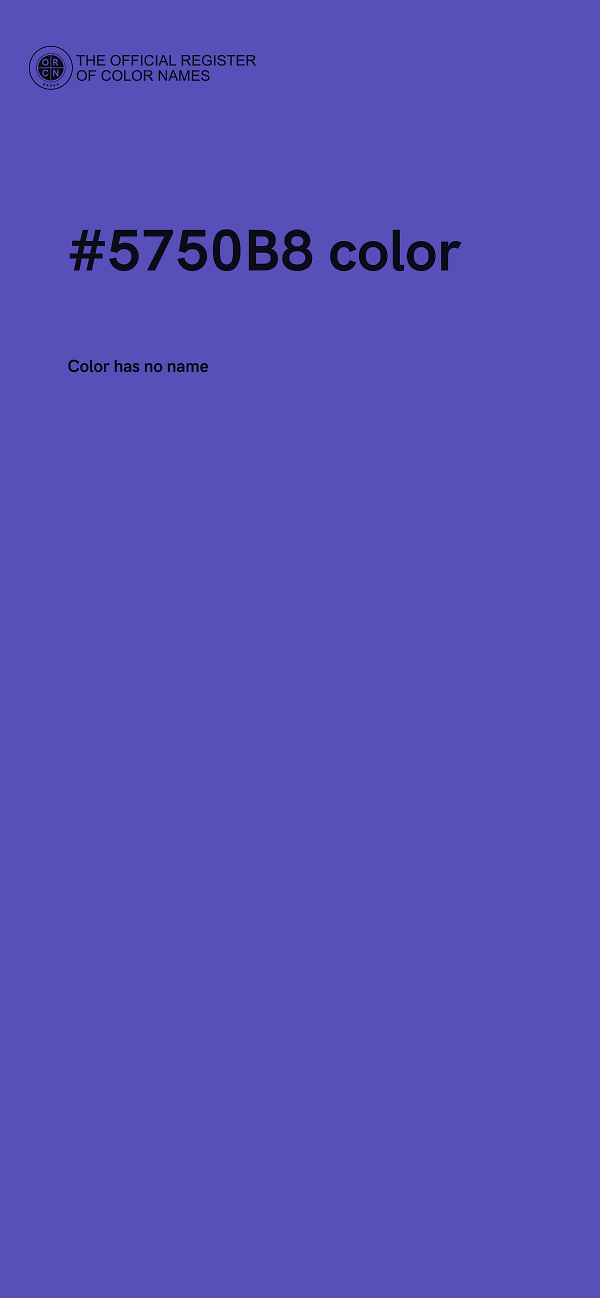 #5750B8 color image