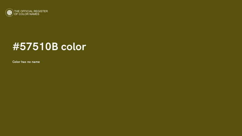 #57510B color image