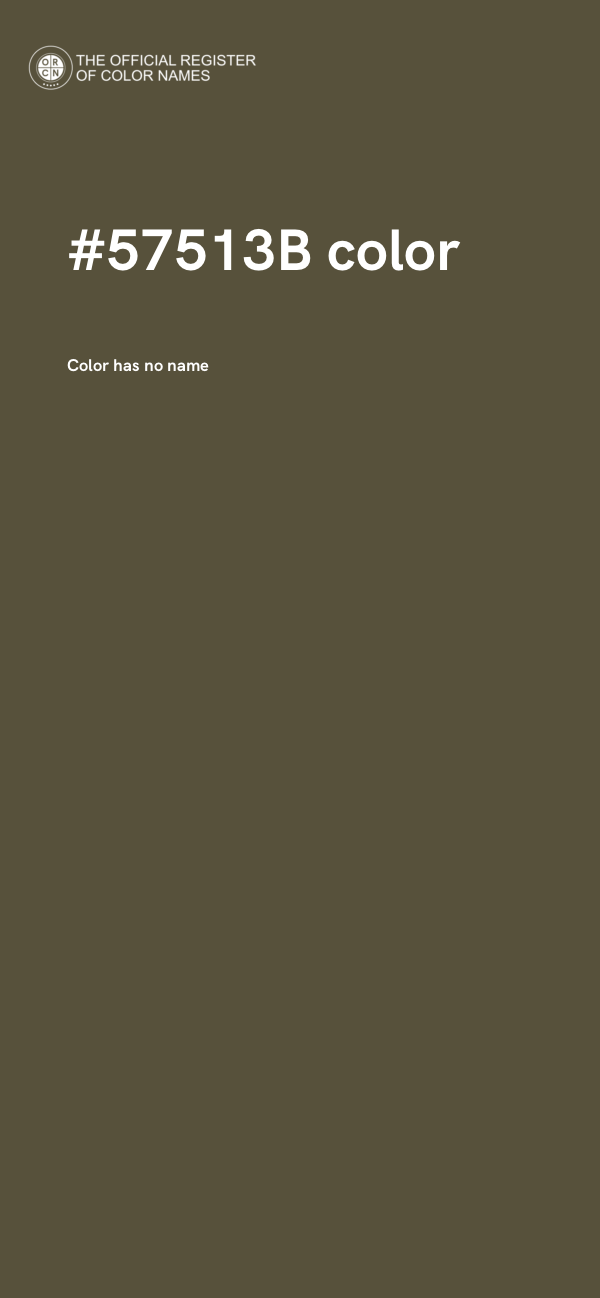 #57513B color image