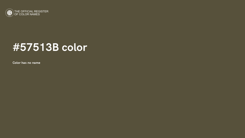 #57513B color image
