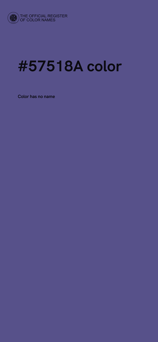 #57518A color image
