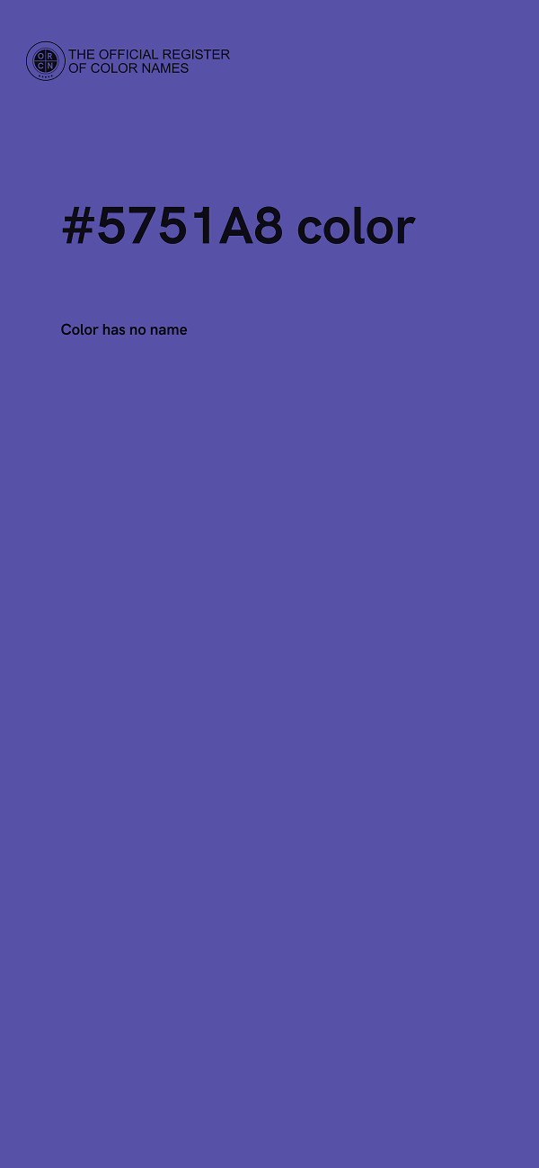 #5751A8 color image