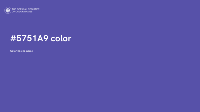 #5751A9 color image