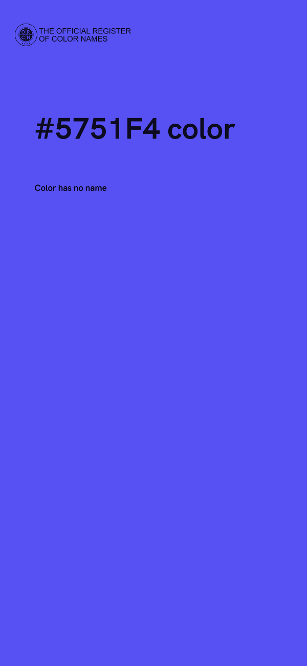 #5751F4 color image