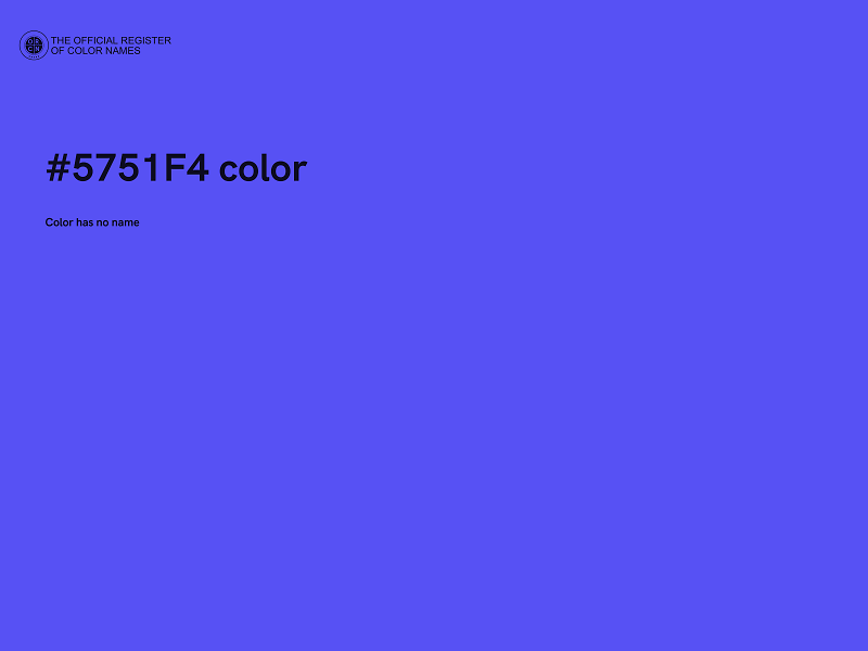 #5751F4 color image