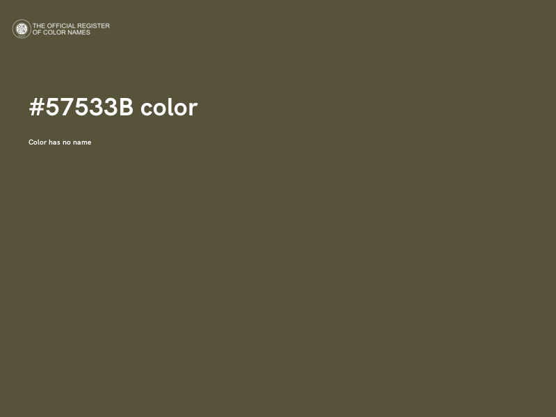 #57533B color image