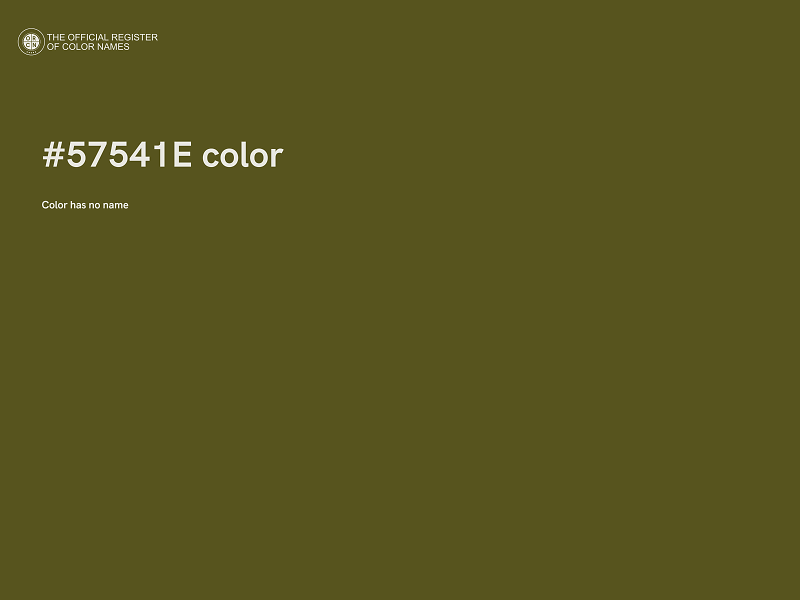 #57541E color image