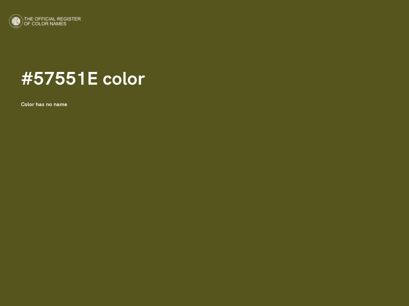 #57551E color image
