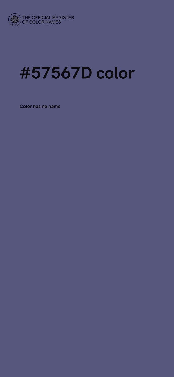 #57567D color image