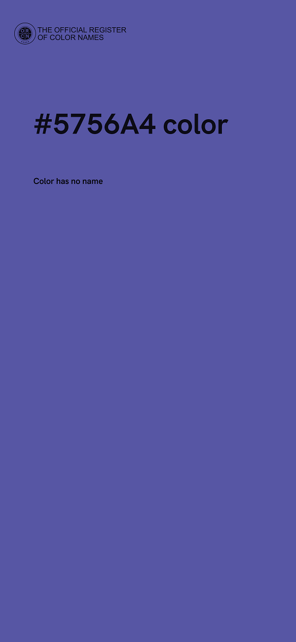 #5756A4 color image
