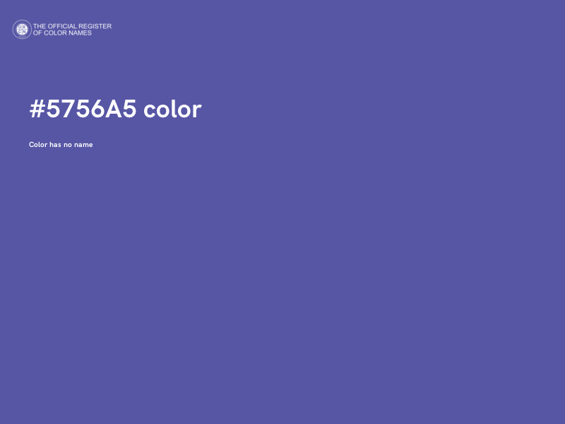 #5756A5 color image
