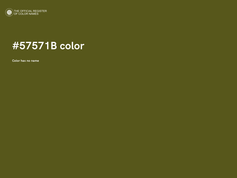 #57571B color image
