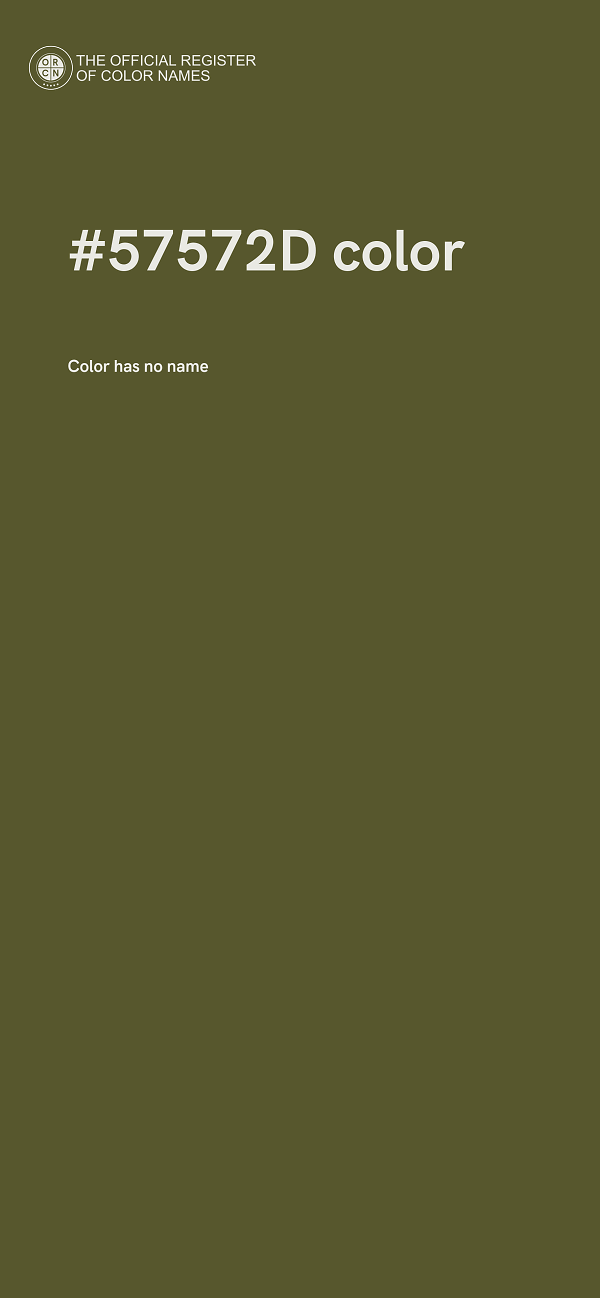 #57572D color image