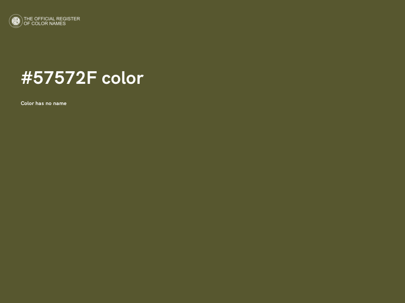 #57572F color image