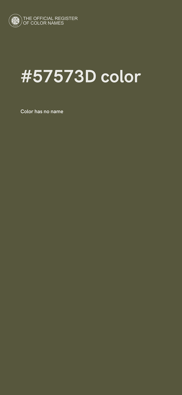 #57573D color image