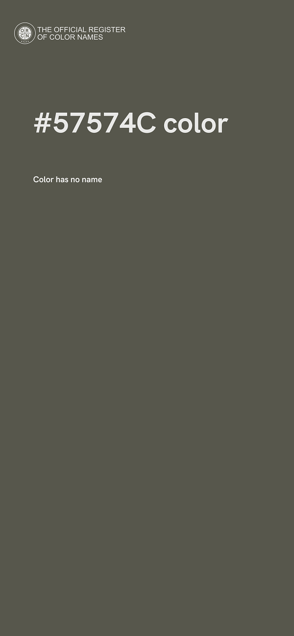#57574C color image