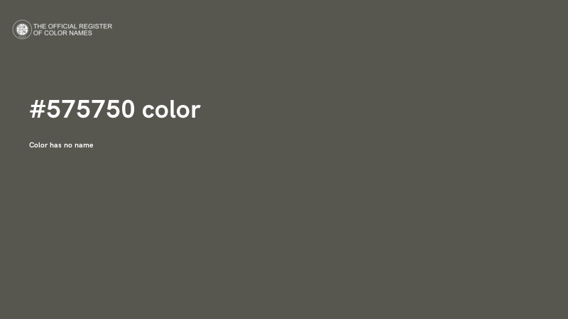 #575750 color image