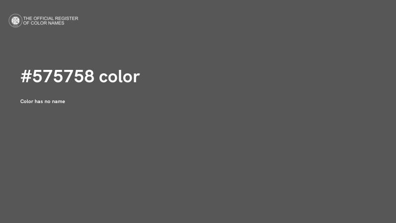 #575758 color image