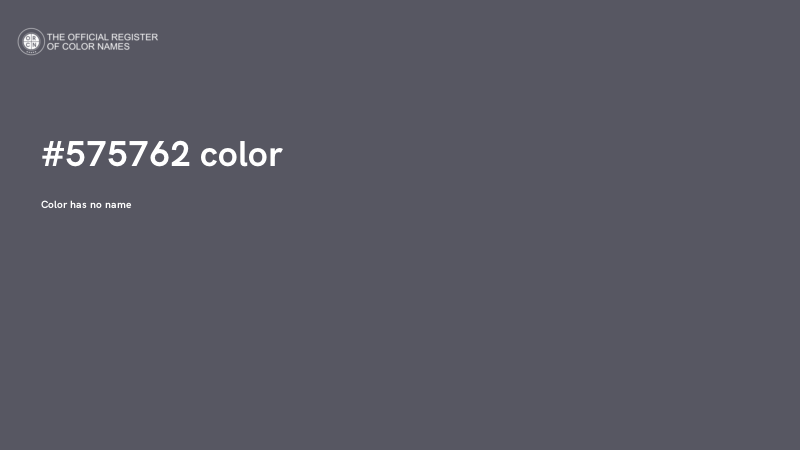 #575762 color image