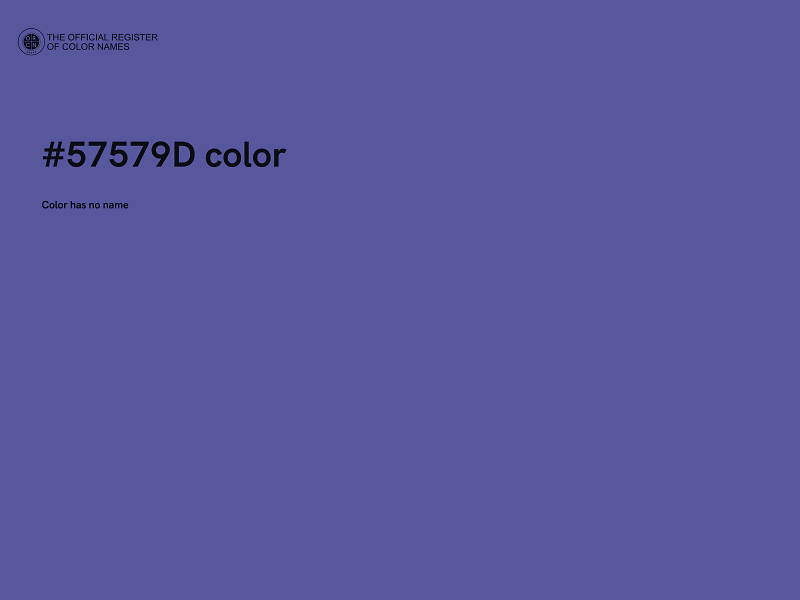 #57579D color image
