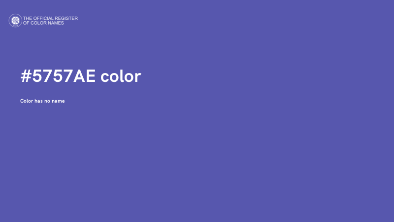 #5757AE color image