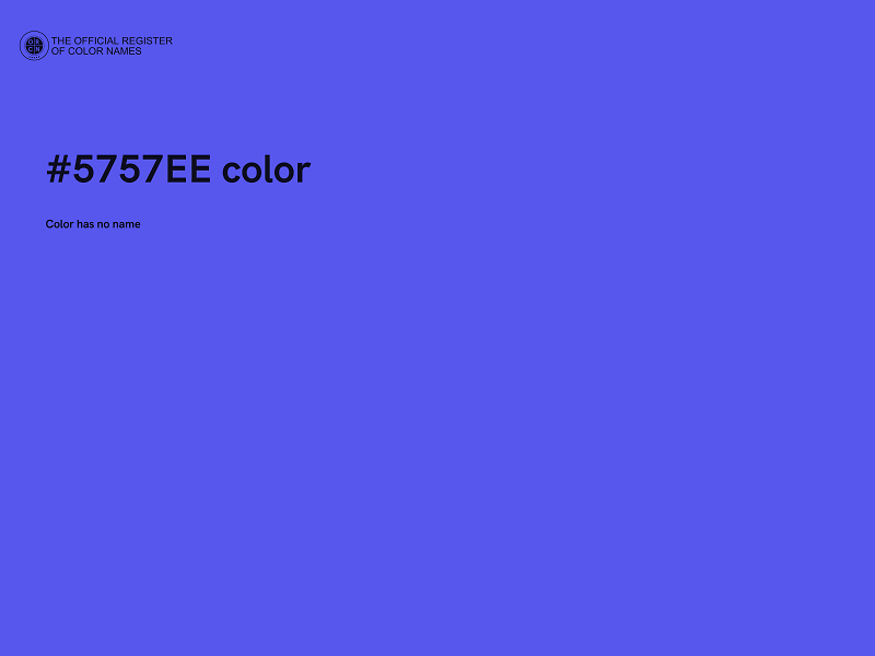 #5757EE color image